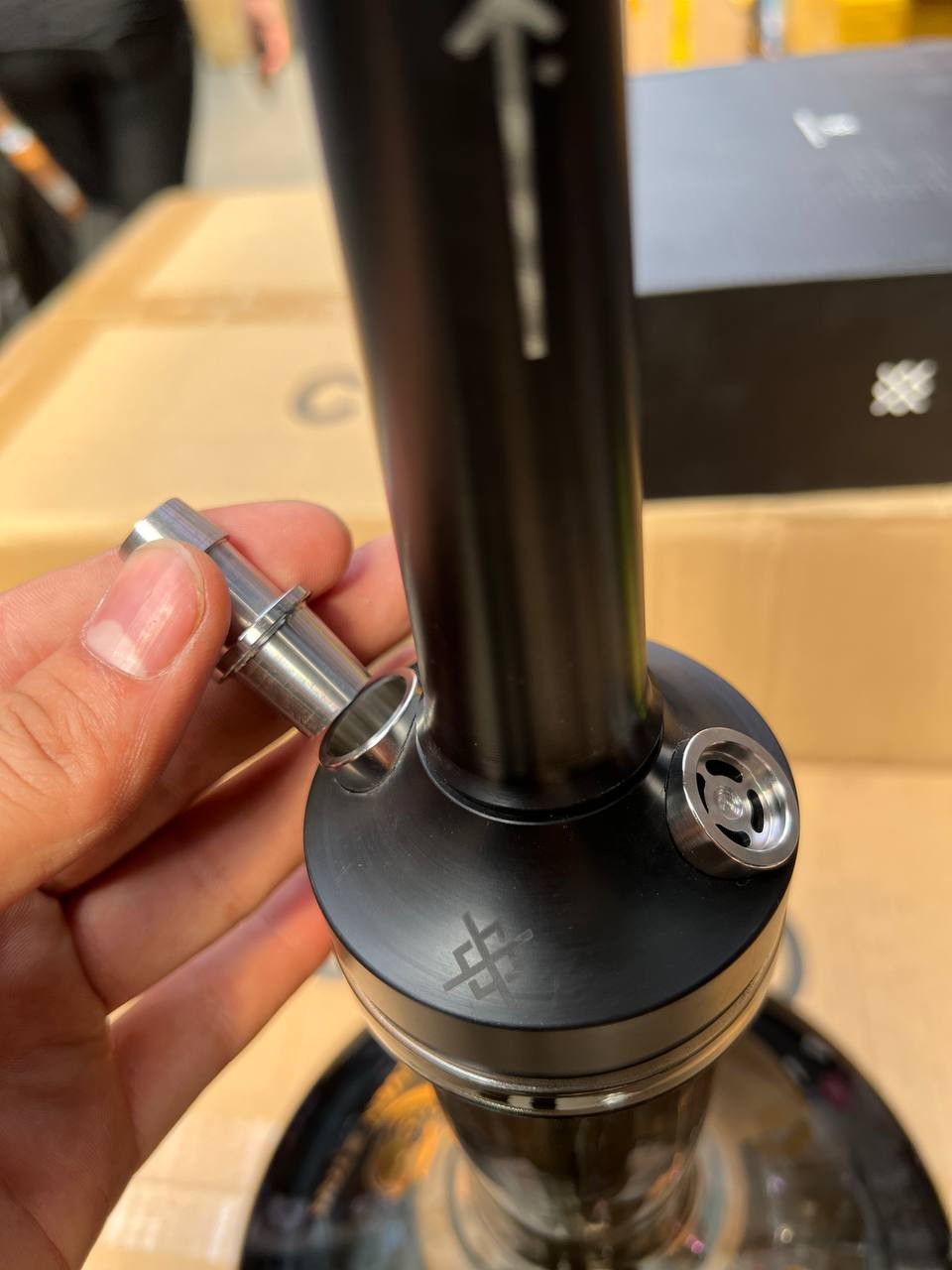 Кликните для увеличения изображения Кальян Душа черный, изображение 4