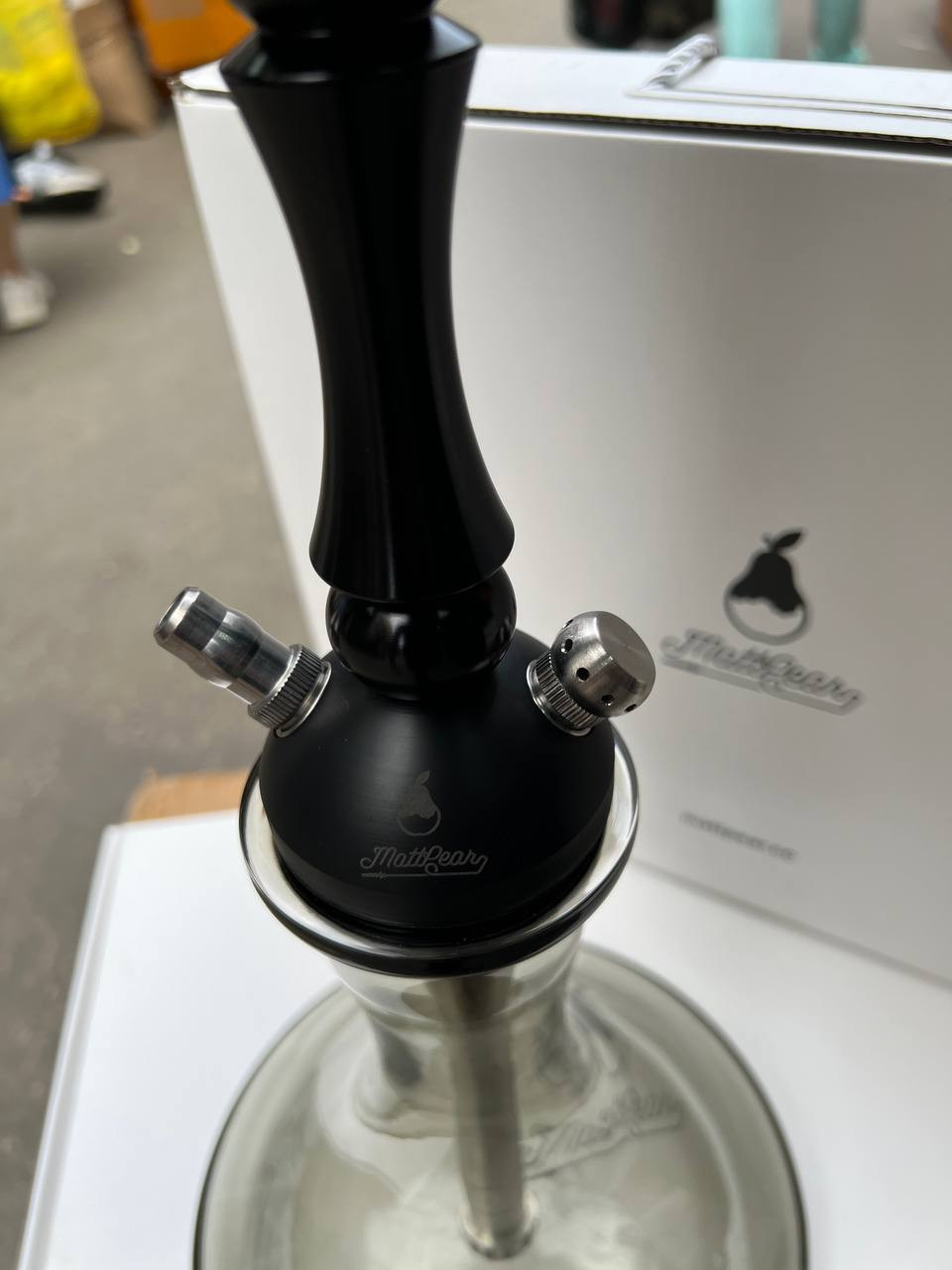 Кликните для увеличения изображения Кальян MattPear Simple M Black, изображение 3