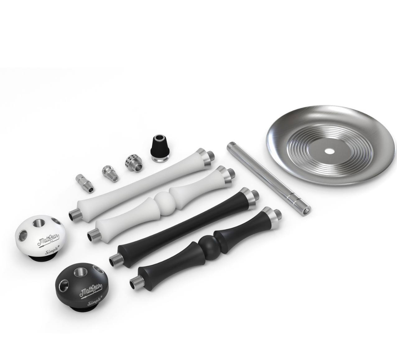 Кликните для увеличения изображения Кальян MattPear Simple M Black, изображение 7